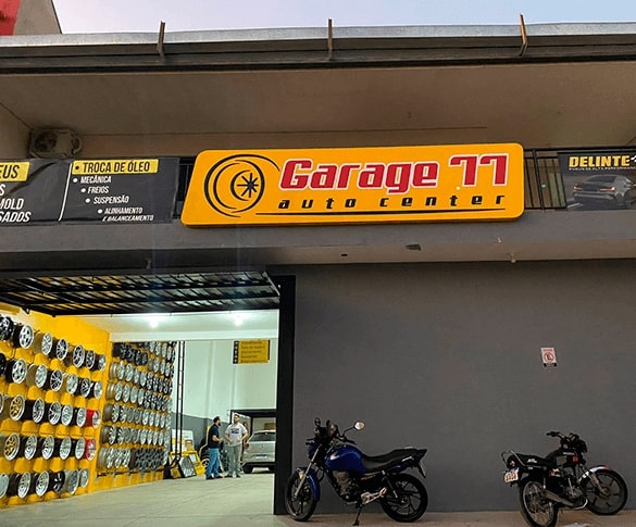 Fachada loja Garage 77 Auto Center